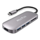 Illustration for article titled HooToo 6-in-1 USB C Hub with 100W Power Delivery, SD Card Reader, 3 USB 3.0 Port for MacBook/Pro/Air/iMac and Type C Windows Laptops